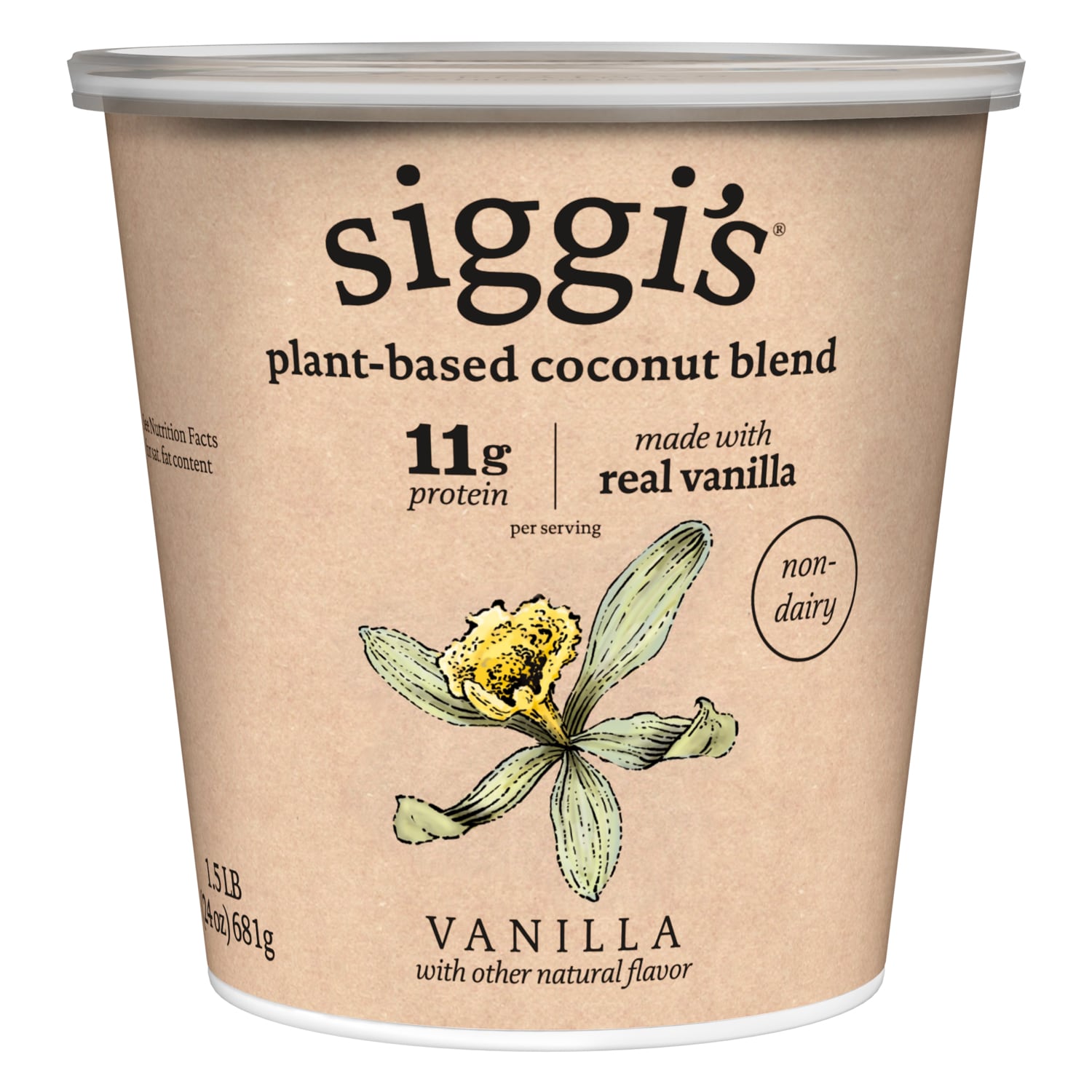 Siggi's Plant-Based Coconut Blend Yogurt, Vanilla