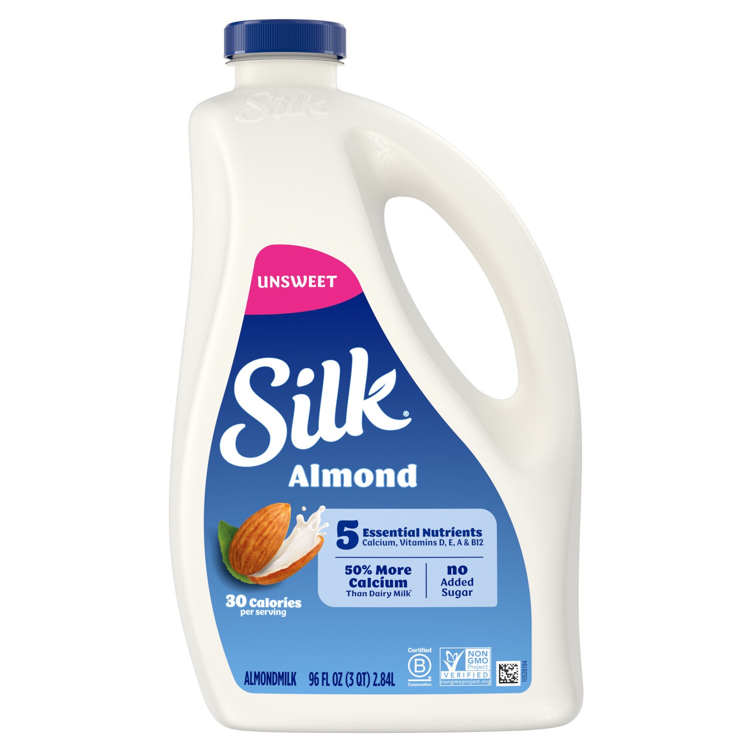 Silk Almondmilk, Unsweetened Original, Plastic Bottle