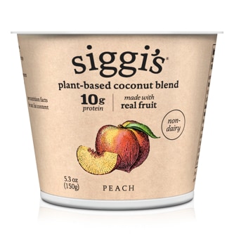 Siggi's Plant-Based Coconut Blend Yogurt, Peach