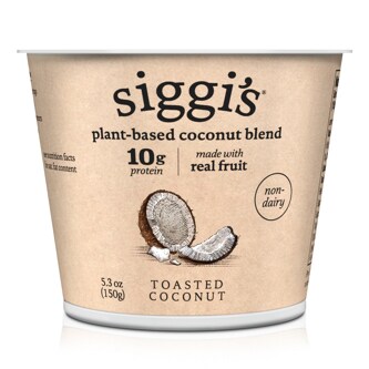 Siggi's Plant-Based Coconut Blend Yogurt, Toasted Coconut