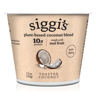 Siggi's Plant-Based Coconut Blend Yogurt, Toasted Coconut