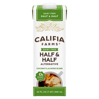 Califia Farms Half & Half Coconut Cream & Almondmilk, Unsweetened