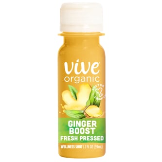 Vive Organic Ginger Boost Wellness Shot, Fresh Pressed Ginger Shot