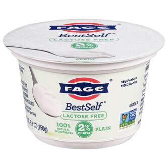 Fage BestSelf Lactose Free 2% Greek Yogurt, Plain