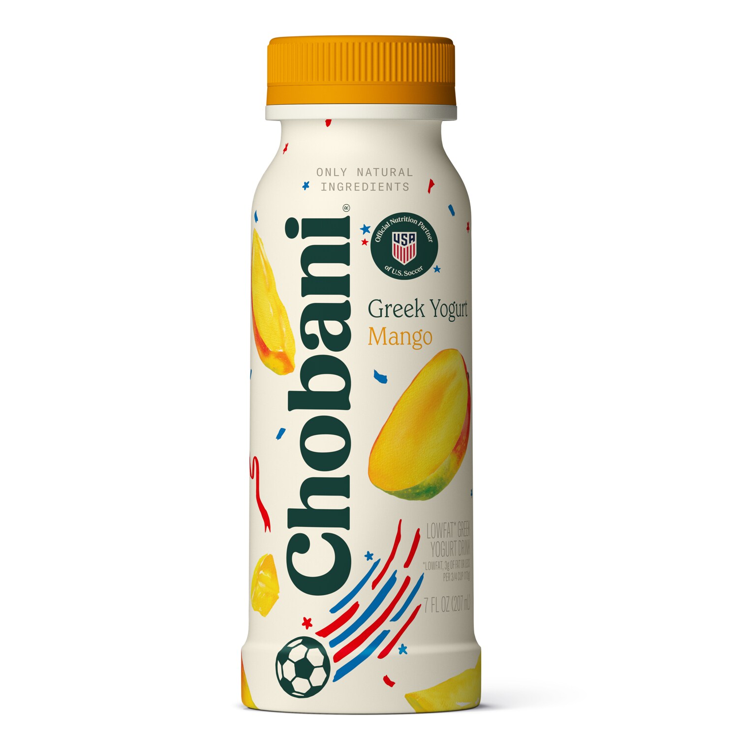 Chobani Low-Fat Greek Yogurt Drink, Mango