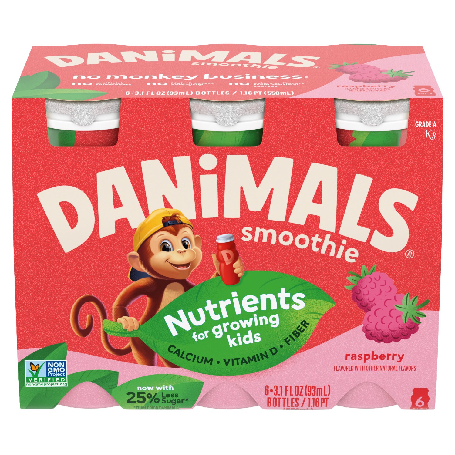 Danimals Smoothie, Raspberry