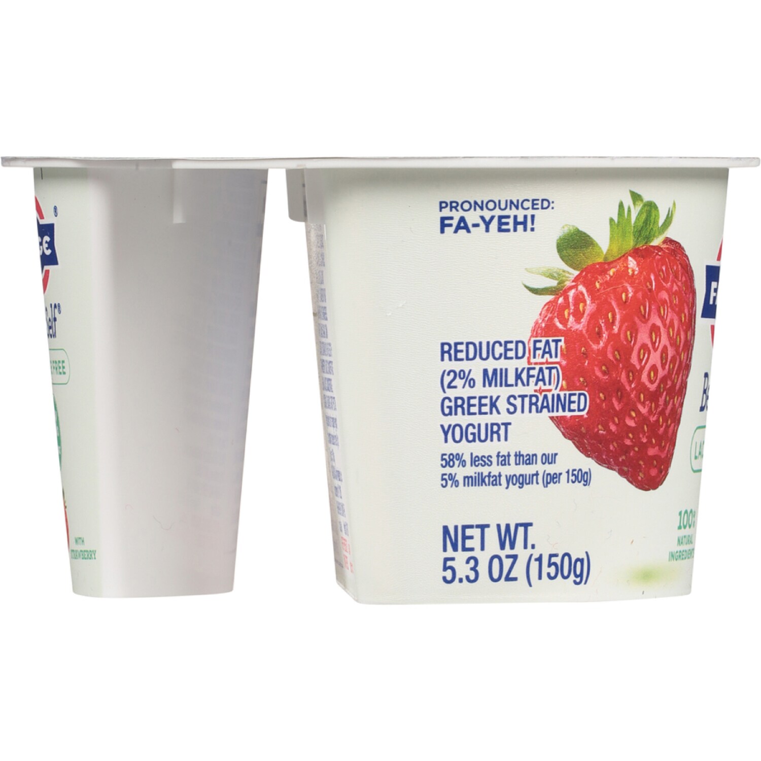 Fage BestSelf Lactose Free Greek Yogurt, Strawberry, image 2 of 2 slides