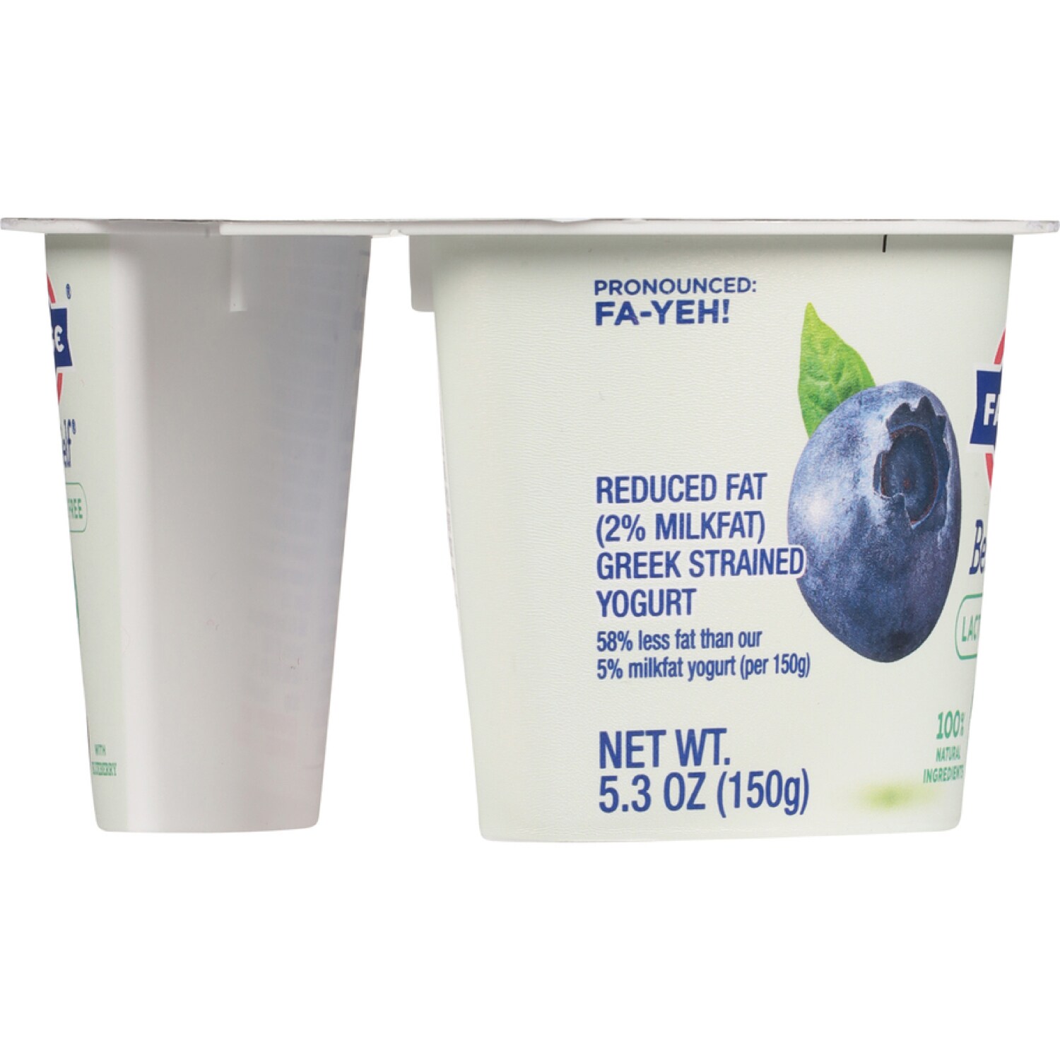 Fage BestSelf Lactose Free Greek Yogurt, Blueberry, image 2 of 2 slides