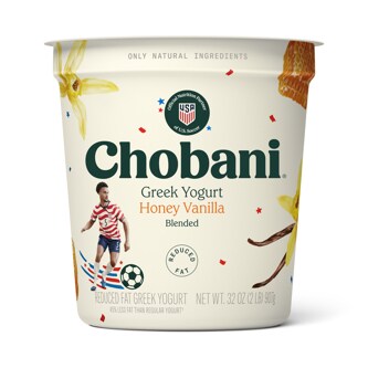 Chobani Reduced Fat Greek Yogurt, Honey Vanilla Blended