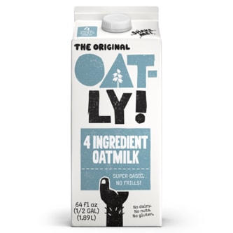 Oatly Oatmilk, 4 Ingredient, Carton