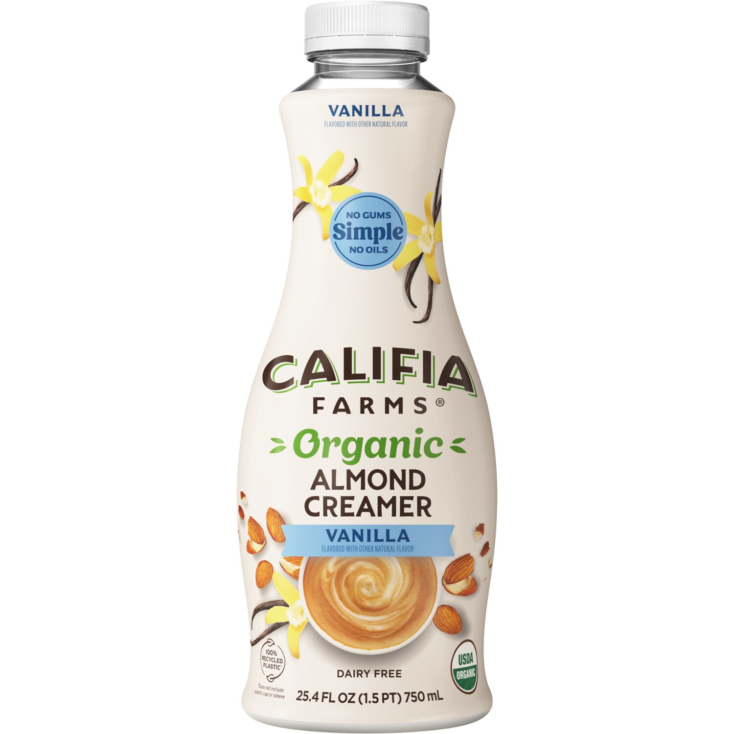 Califia Farms Organic Almond Creamer, Vanilla