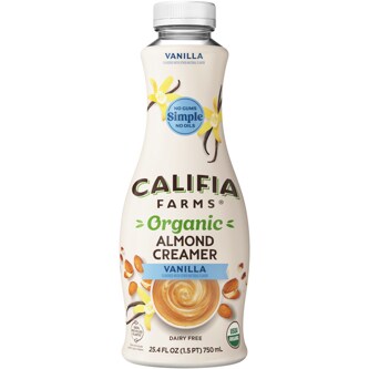 Califia Farms Organic Almond Creamer, Vanilla