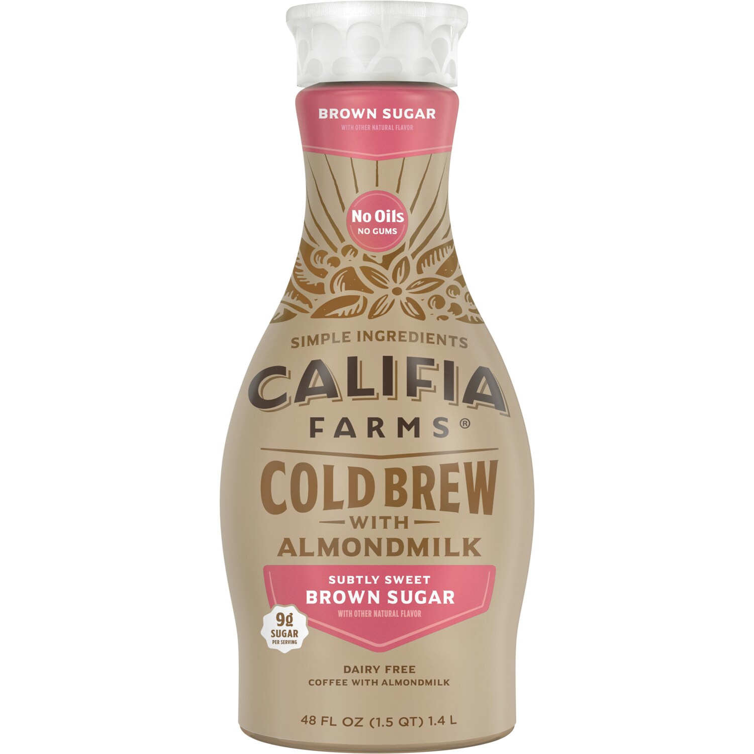 Califia Farms Cold Brew With Almond Milk, Subtly Sweet Brown Sugar