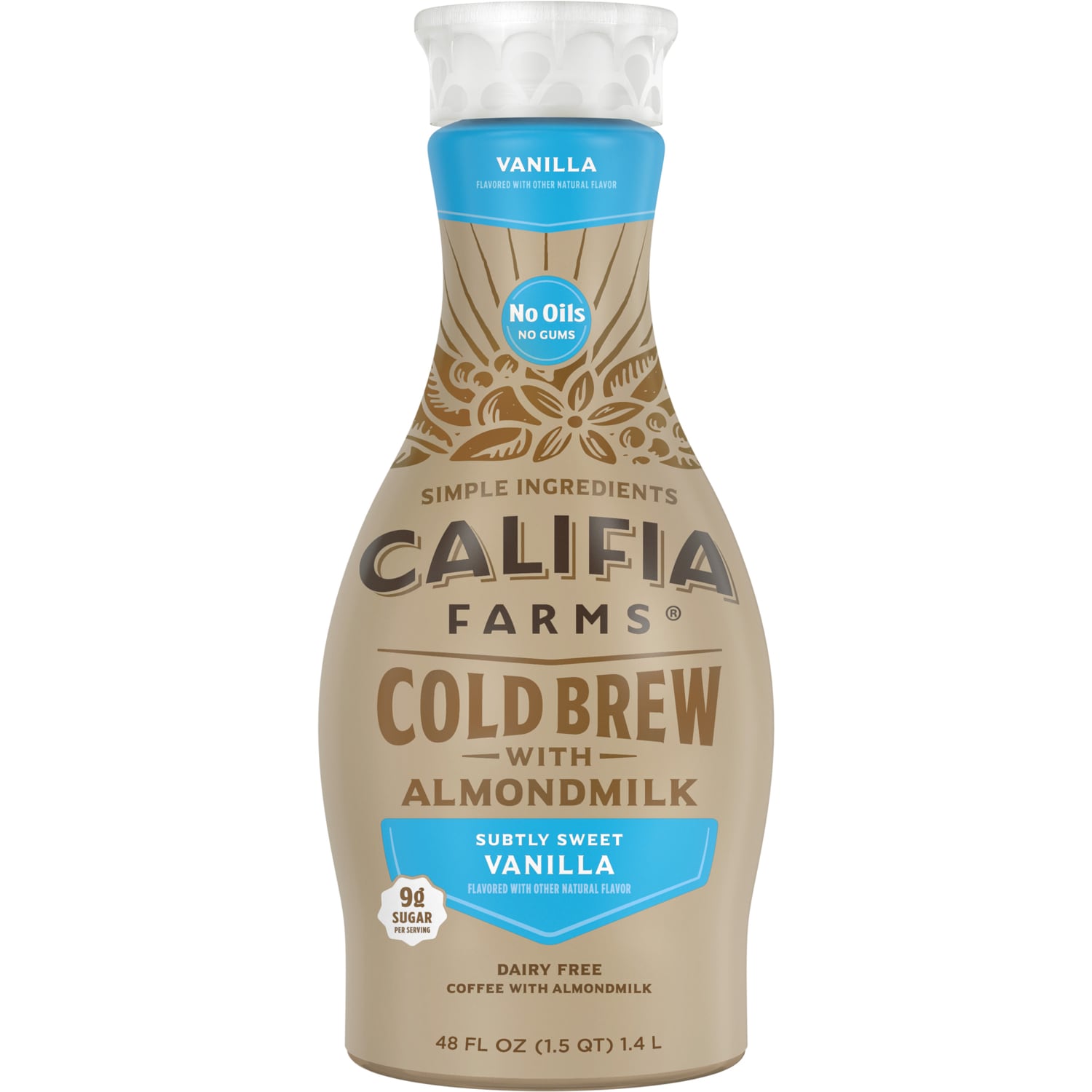 Califia Farms Cold Brew With Almond Milk, Subtly Sweet Vanilla