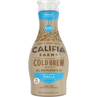 Califia Farms Cold Brew With Almond Milk, Subtly Sweet Vanilla