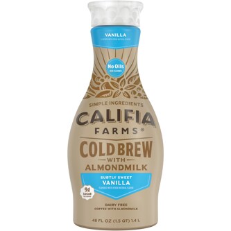 Califia Farms Cold Brew With Almond Milk, Subtly Sweet Vanilla