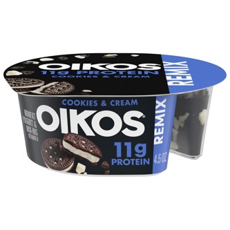 Dannon Oikos Remix Nonfat Greek Yogurt & Mix-Ins, Cookies & Cream