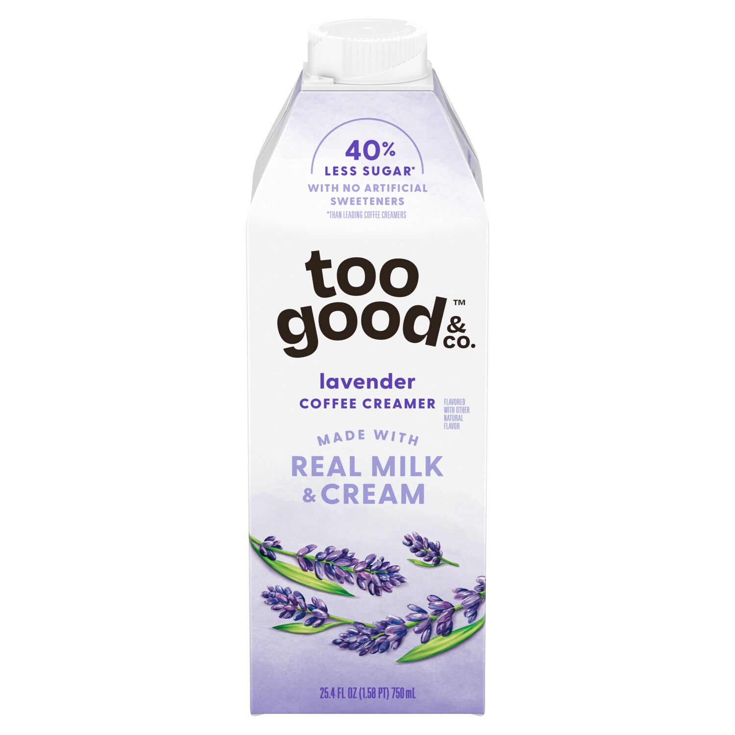 Too Good & Co. Coffee Creamer, Lavender