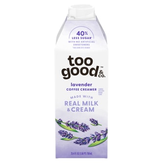 Too Good & Co. Coffee Creamer, Lavender