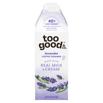 Too Good & Co. Coffee Creamer, Lavender