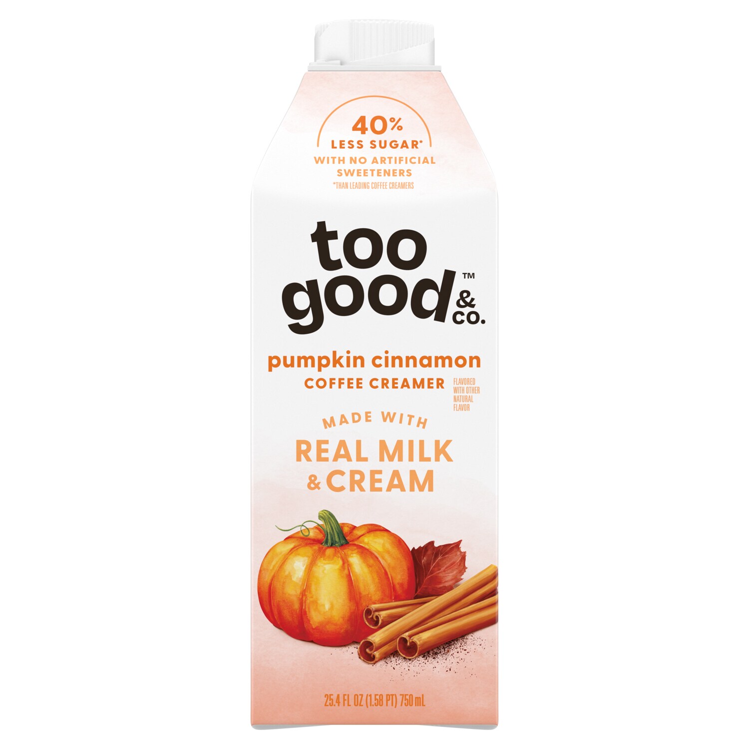 Too Good & Co. Coffee Creamer, Pumpkin Cinnamon