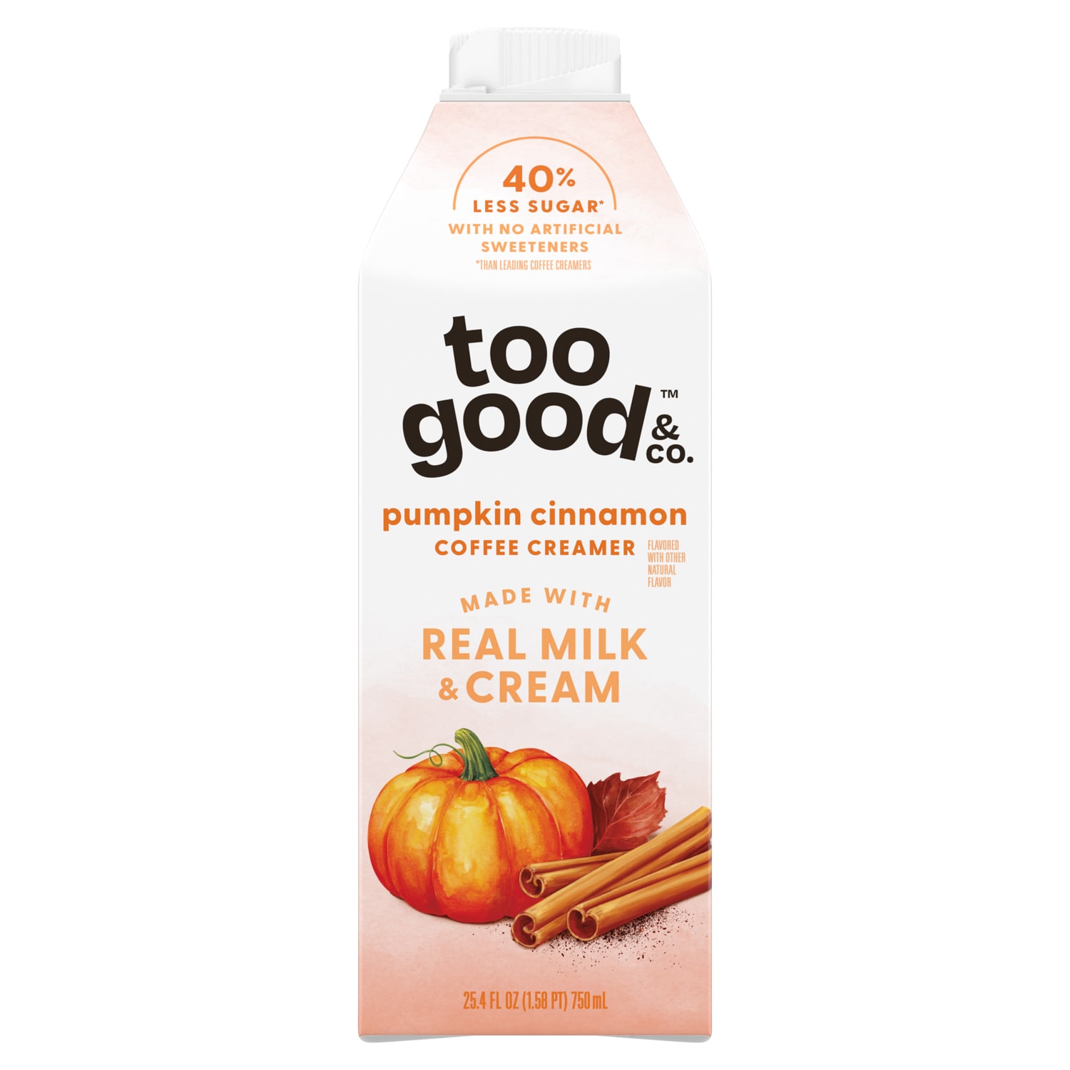 Too Good & Co. Coffee Creamer, Pumpkin Cinnamon