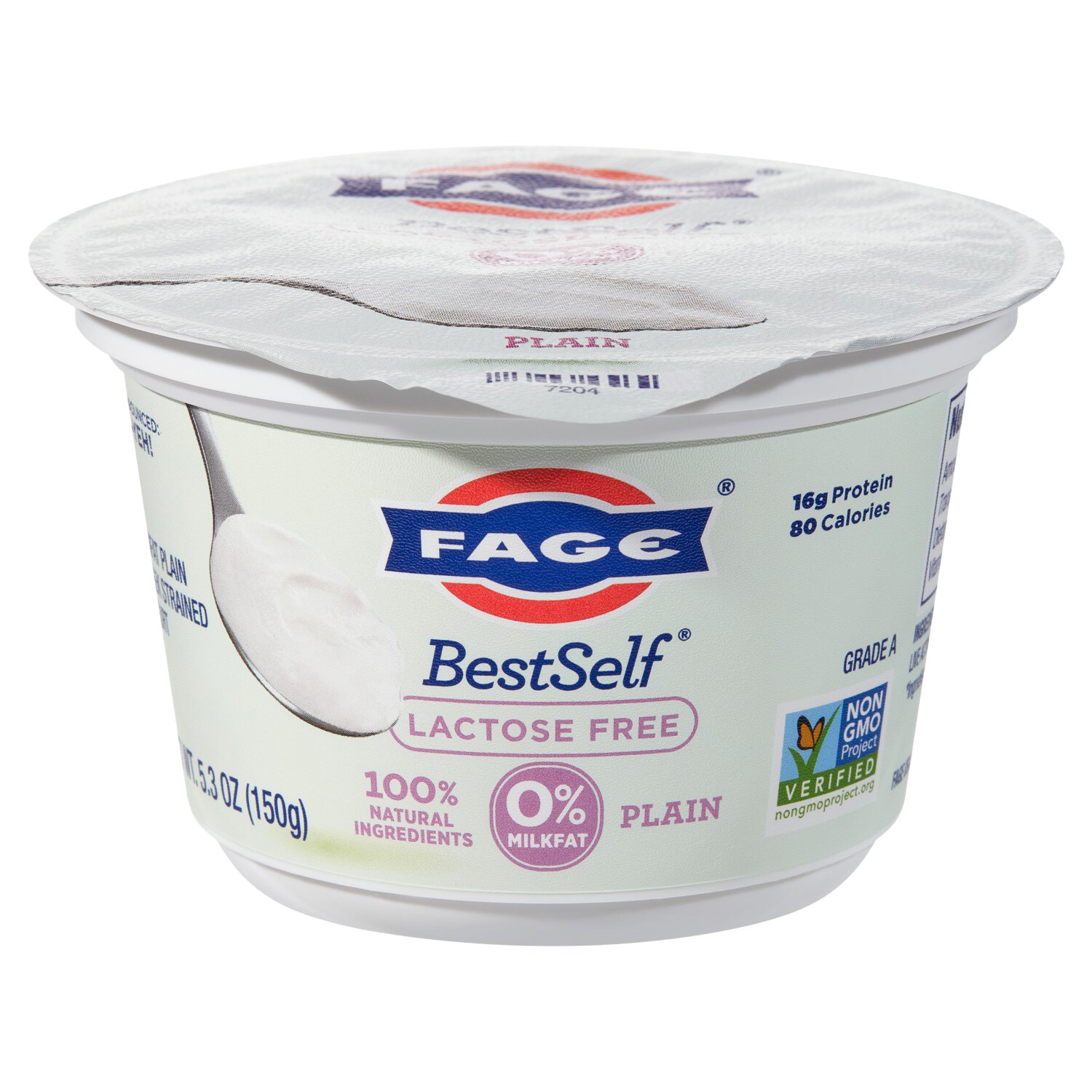 Fage Bestself Lactose Free 0% Greek Yogurt, Plain