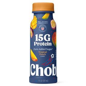 Chobani 15G Protein Greek Yogurt Drink, Tropical Punch