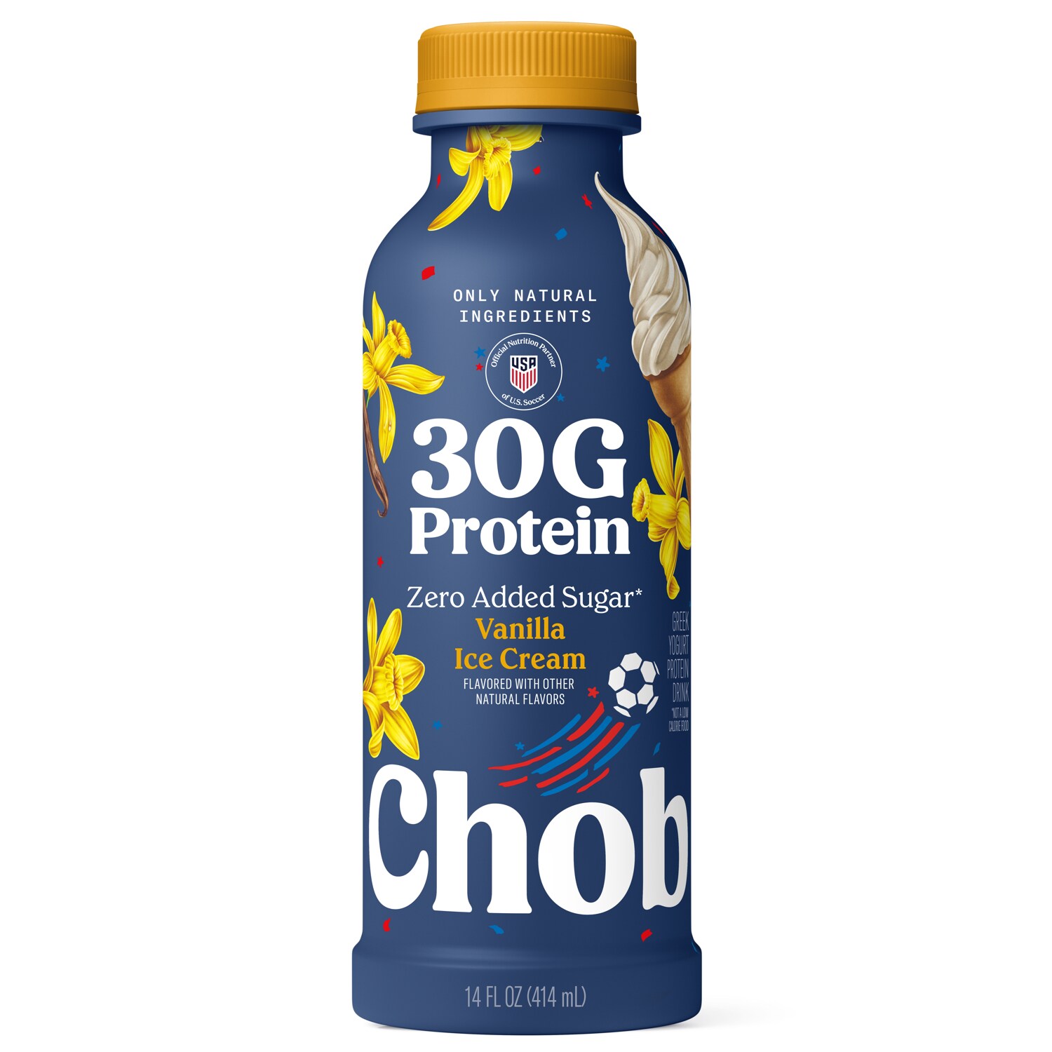 Chobani 30G Protein Greek Yogurt Drink, Vanilla Ice Cream