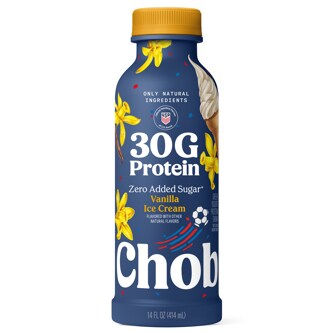 Chobani 30G Protein Greek Yogurt Drink, Vanilla Ice Cream