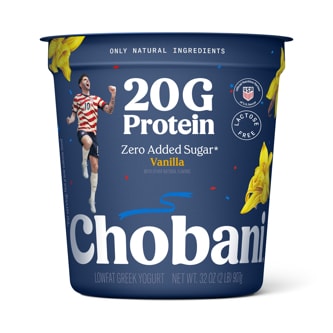 Chobani 20G Protein Low Fat Greek Yogurt, Vanilla