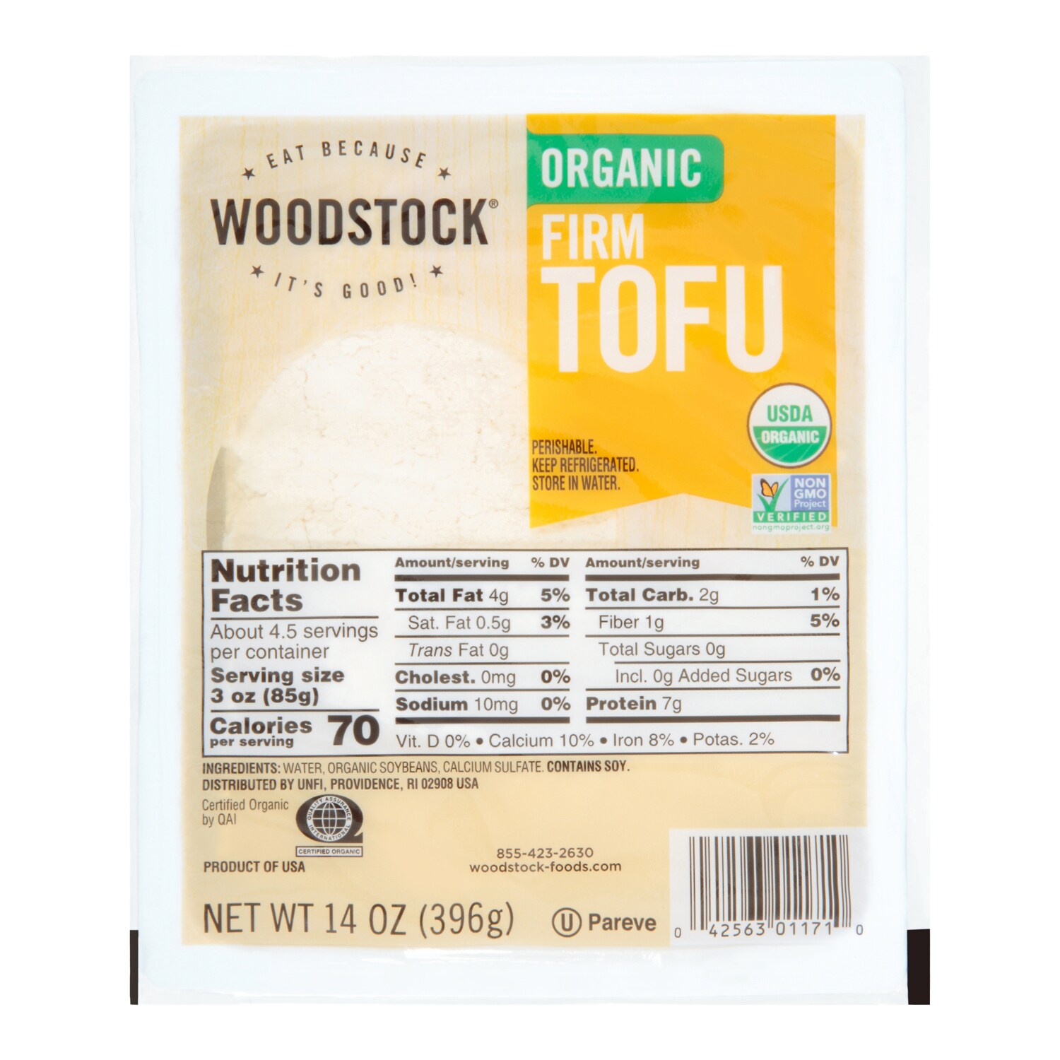 Woodstock Organic Firm Tofu