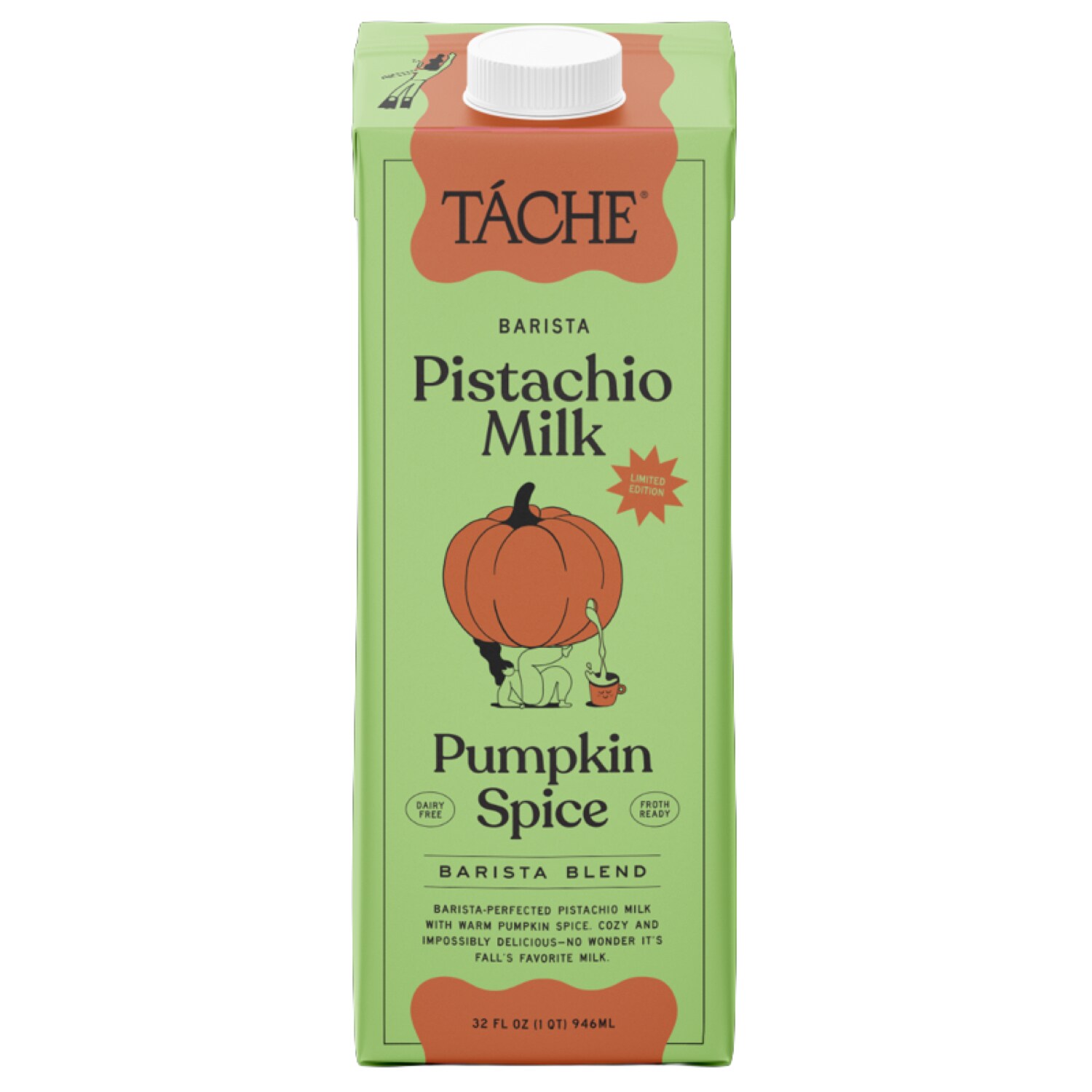 Tache Barista Pistachio Milk, Pumpkin Spice, Carton