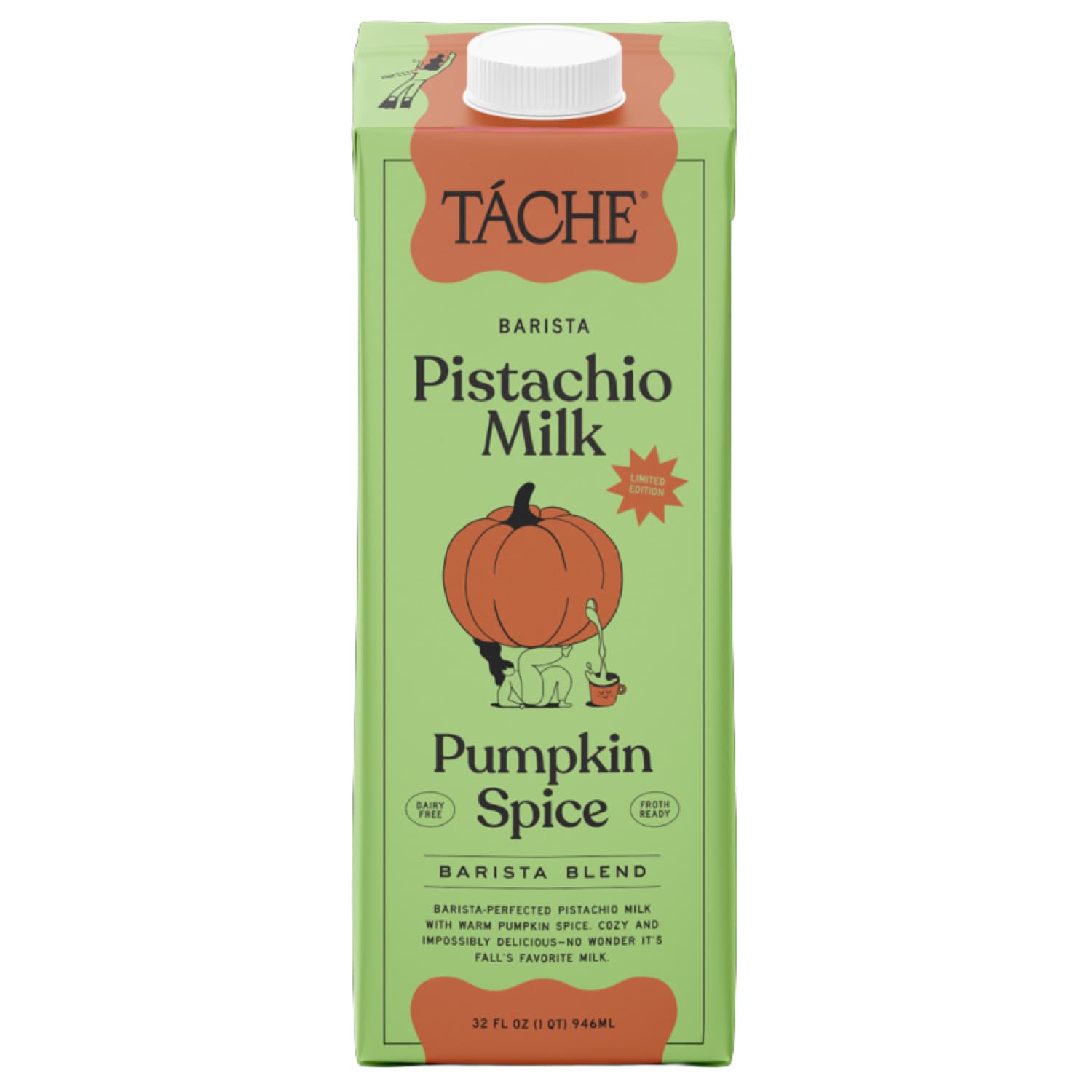 Tache Barista Pistachio Milk, Pumpkin Spice, Carton