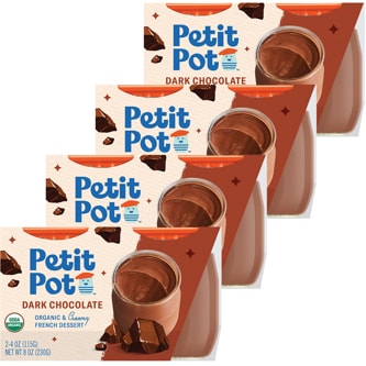 Petit Pot Organic French Pudding, Dark Chocolate