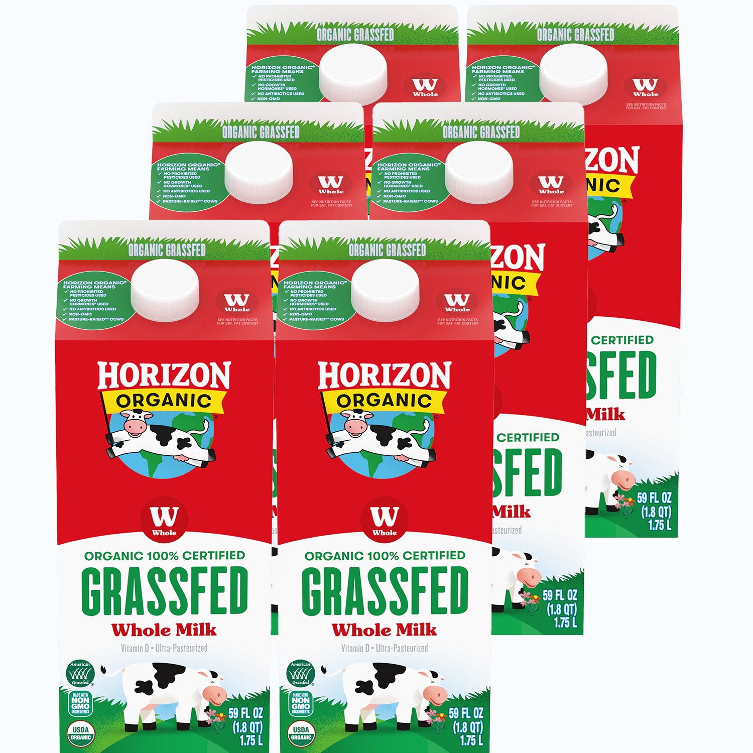 Horizon Organic Grassfed Whole Milk, Carton
