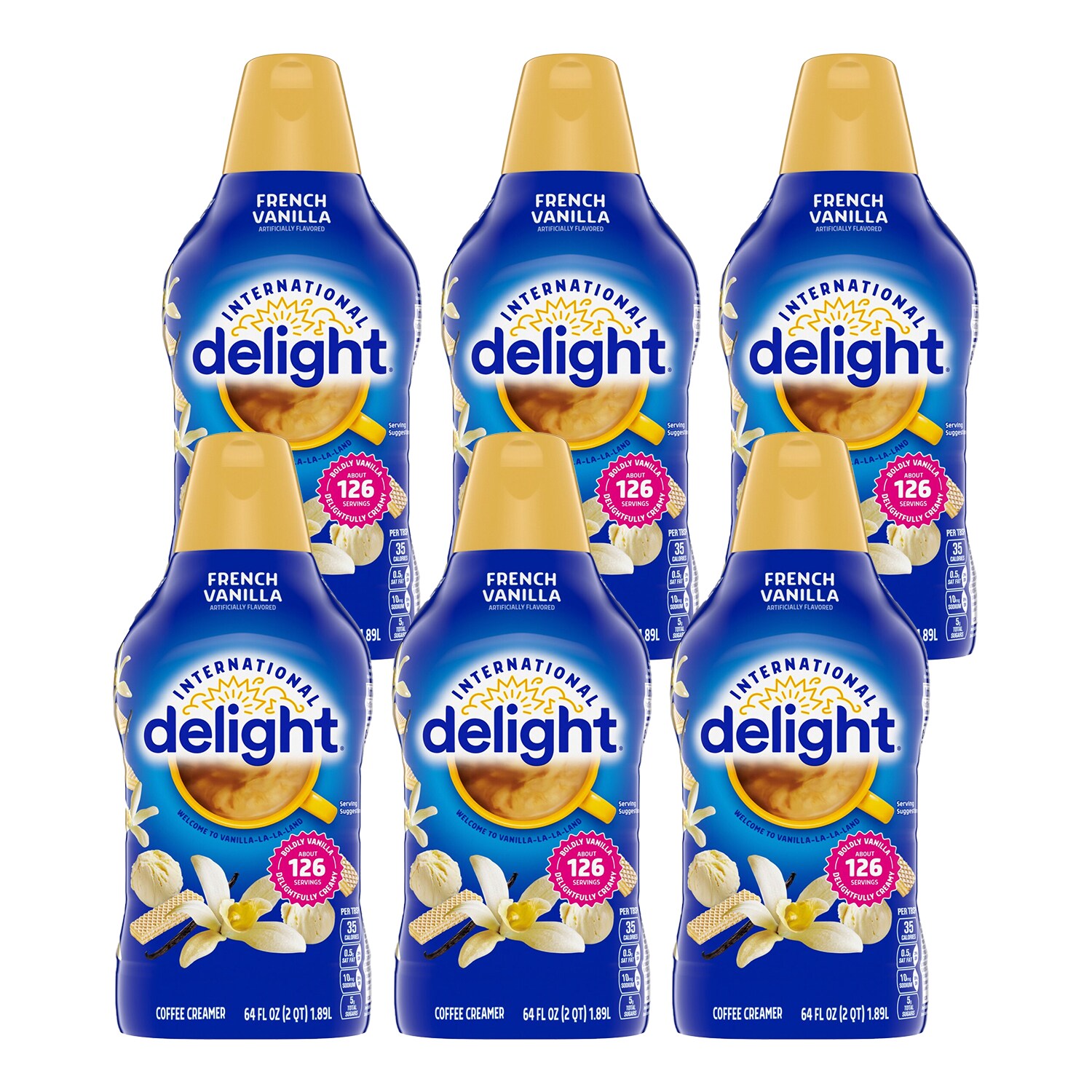 International Delight Coffee Creamer, French Vanilla, Case