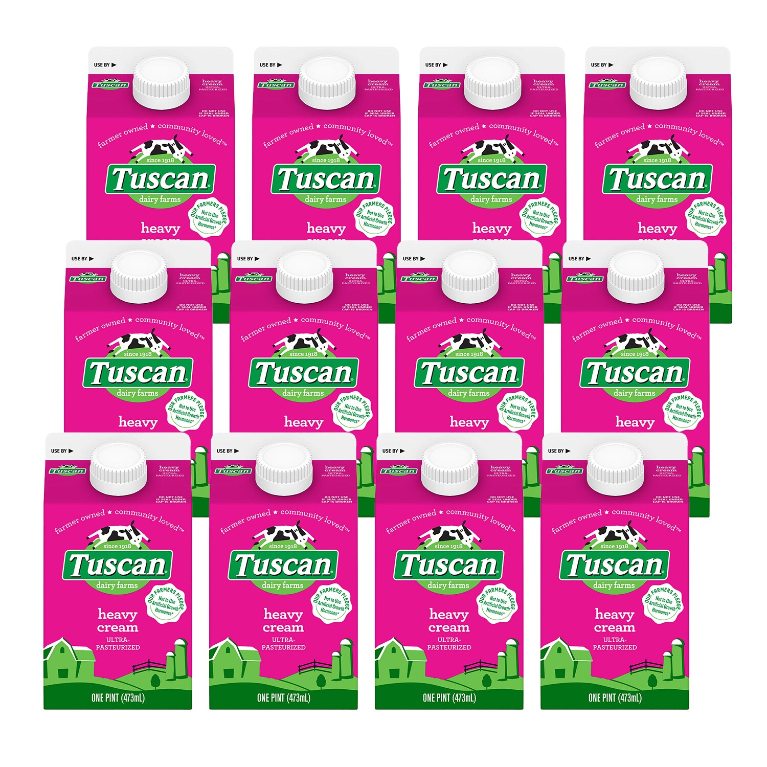 Tuscan Dairy Farms Heavy Cream, Case