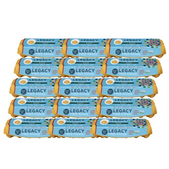 Nature's Yoke Legacy Free-Range Large Brown Eggs, Case