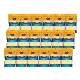 Polly-O Whole Milk Shredded Mozzarella Cheese, Case