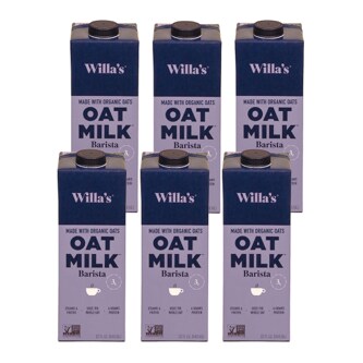 Willa's Organic Oat Milk, Barista, Carton, Case