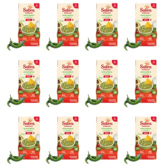 Sabra Guacamole Singles, Spicy, Case