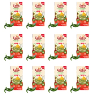 Sabra Guacamole Singles, Spicy, Case