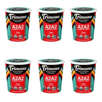 Trimona Bulgarian Yogurt A2A2 Probiotic Whole Milk, Plain, Case
