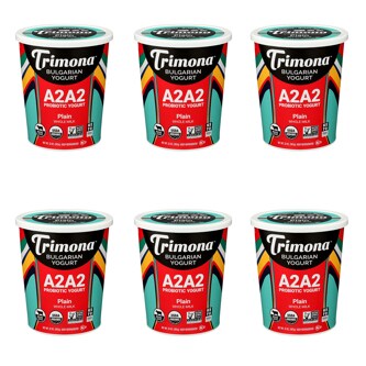 Trimona Bulgarian Yogurt A2A2 Probiotic Whole Milk, Plain, Case