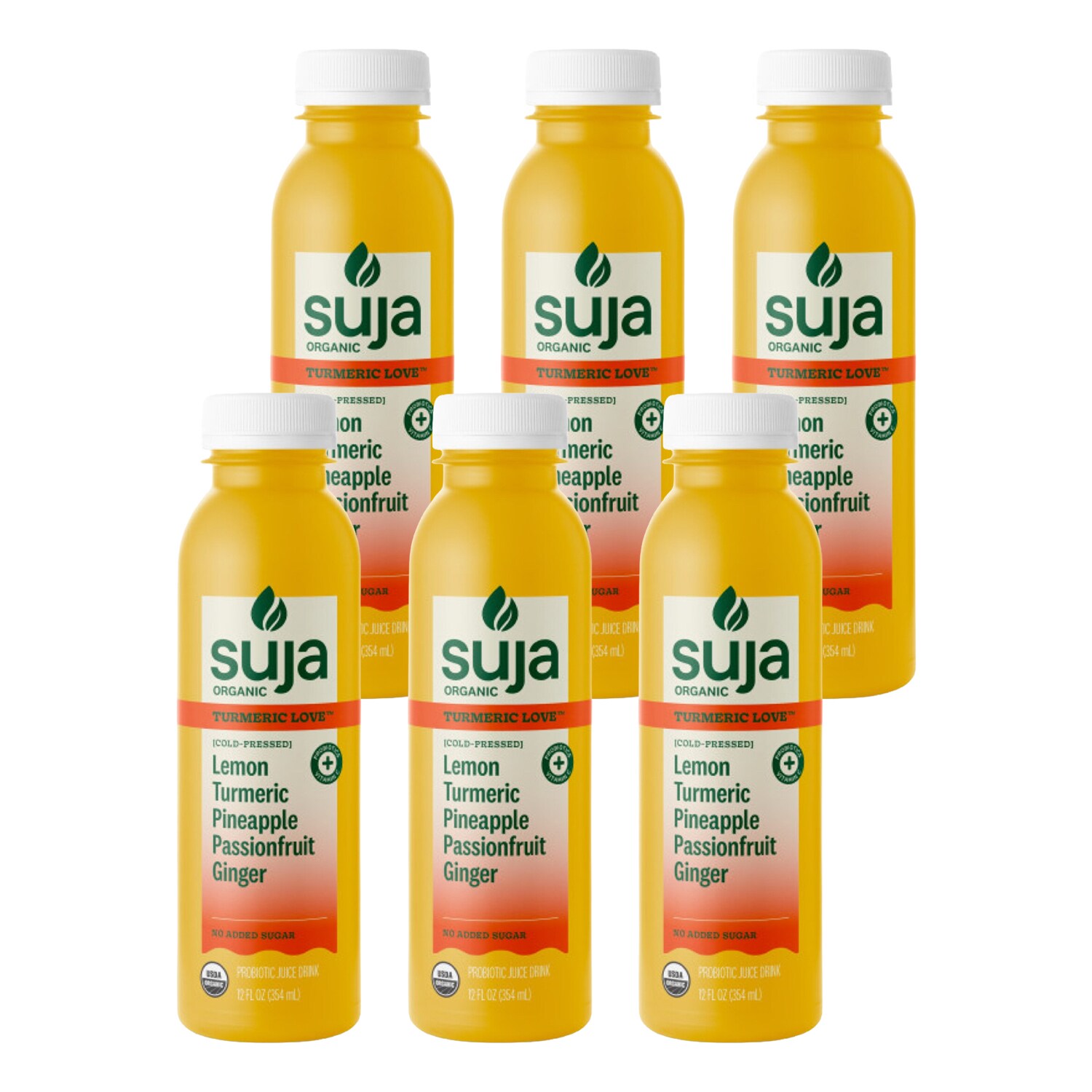 Suja Organic Turmeric Love Cold Pressed Juice Drink, Case