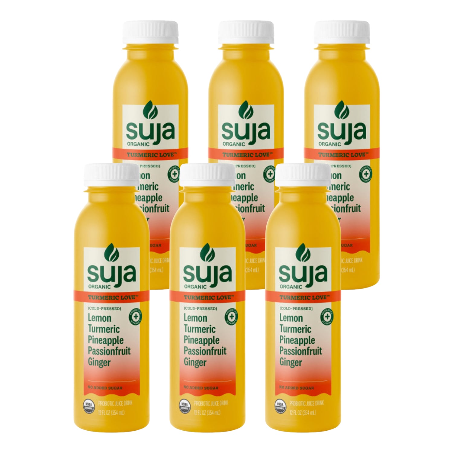 Suja Organic Turmeric Love Cold Pressed Juice Drink, Case