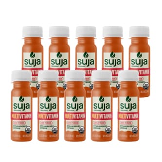 Suja Organic Multivitamin with Fiber Strawberry Citrus Shot, Case