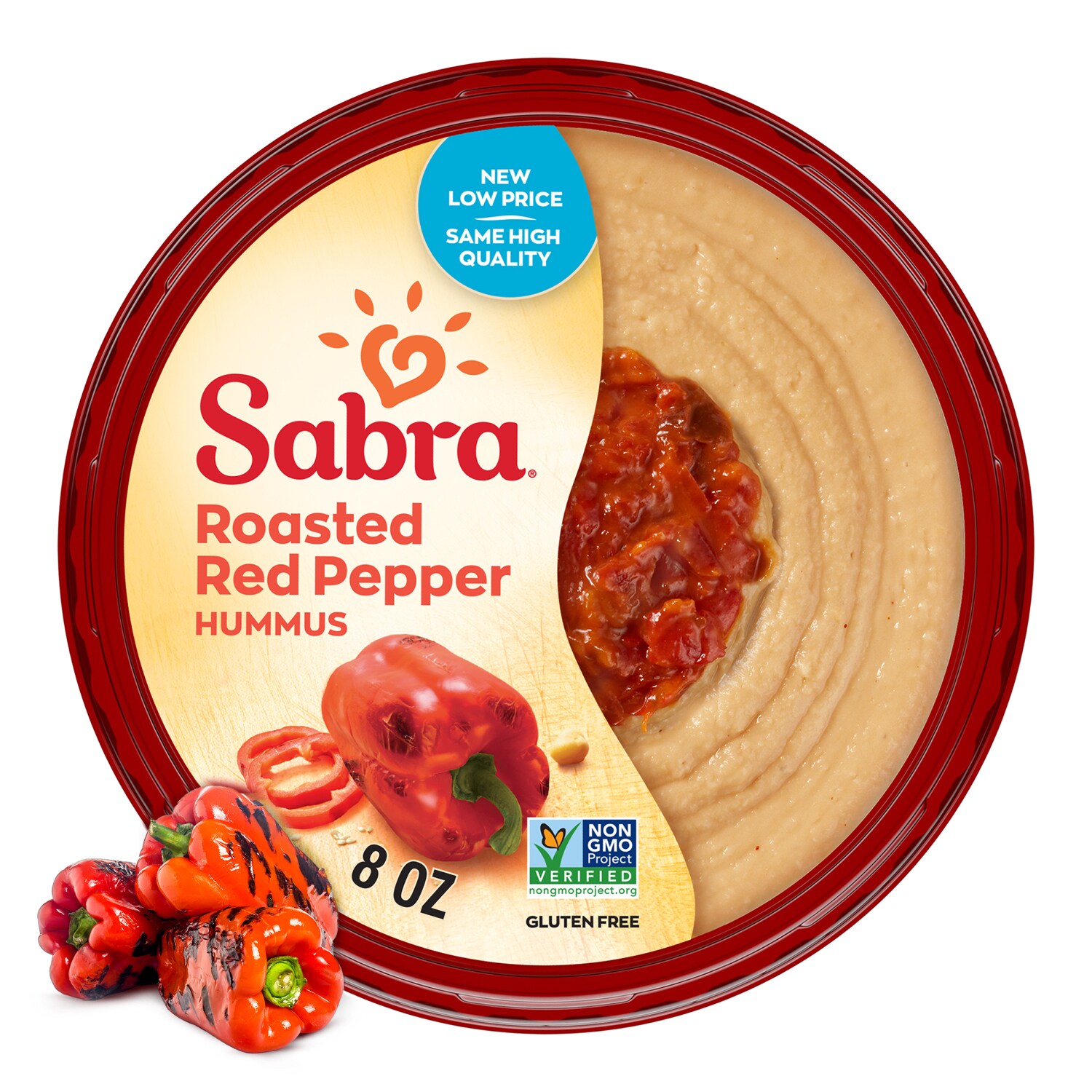 Sabra Hummus, Roasted Red Pepper 
