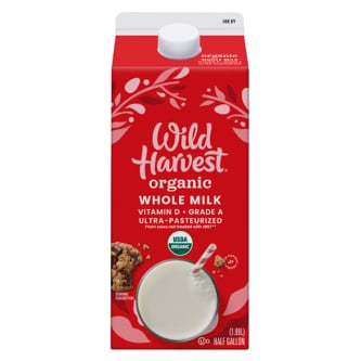 Wild Harvest Organic Whole Milk, Carton